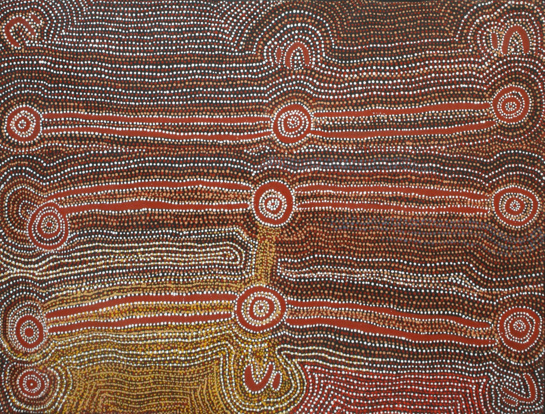 Jungunpa by Polly Napangardi Watson 76 x 100cm