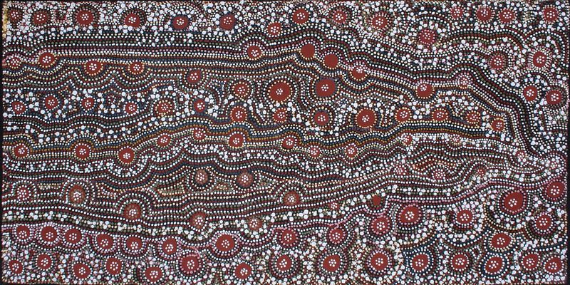 Jungunpa by Polly Napangardi Watson,  122x61cm