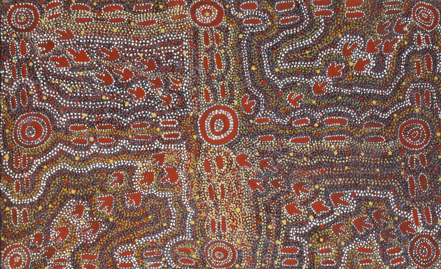 Jungunpa by Polly Napangardi Watson 90x60cm Jungunpa by Polly Napangardi Watson 90x60cm