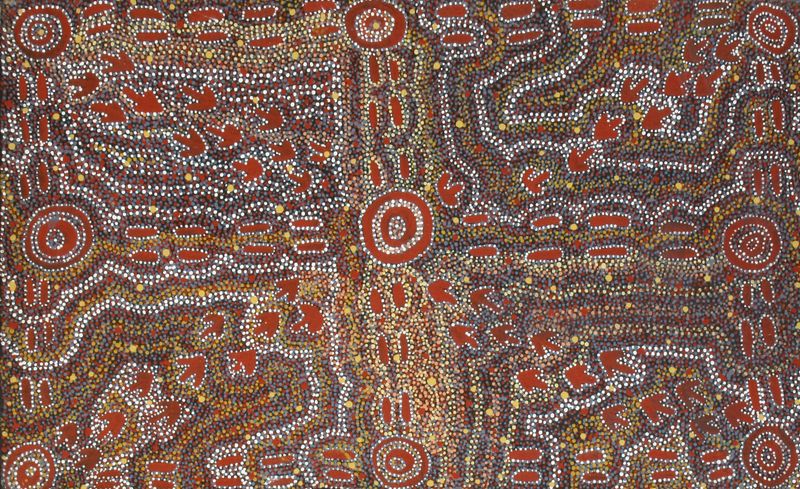 Jungunpa by Polly Napangardi Watson 90x60cm