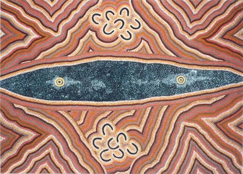 Milky Way Dreaming (1987) by Mary Dixon Nungarrayi, 172x134cm 1352MD