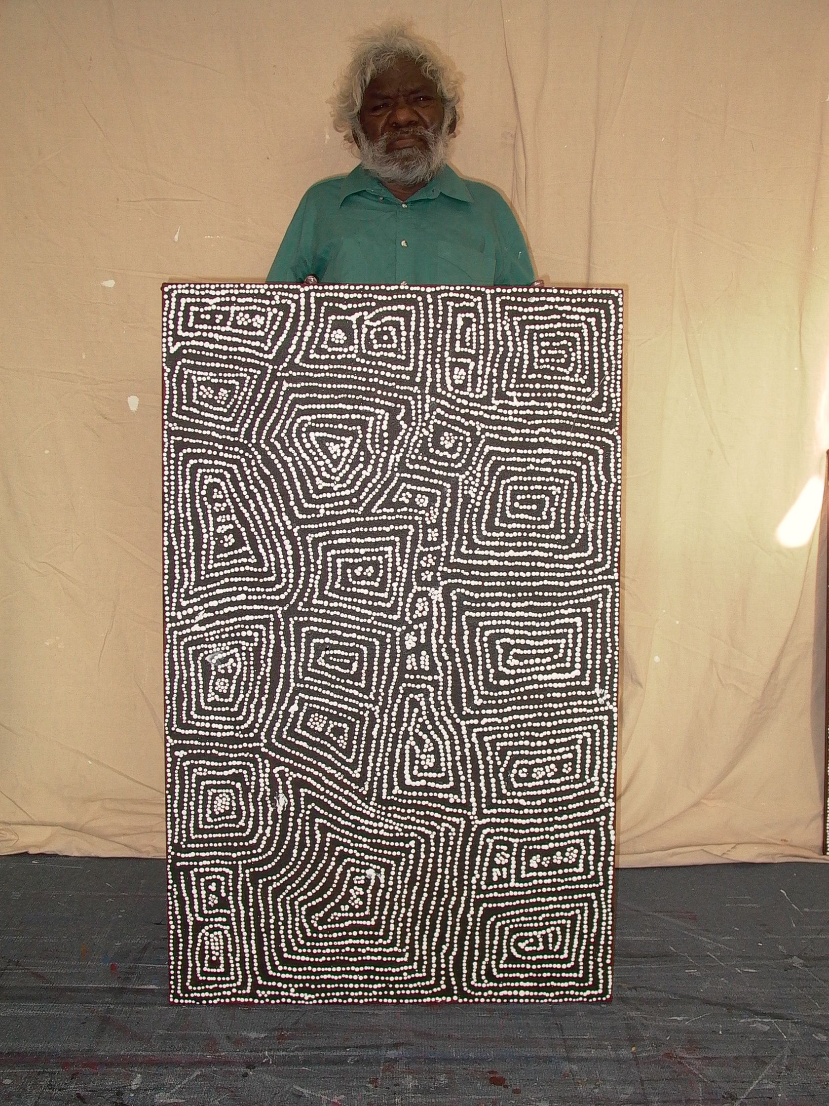 Tingari Cycle by Barney Campbell Tjakamarra 76x122cm 9553BC