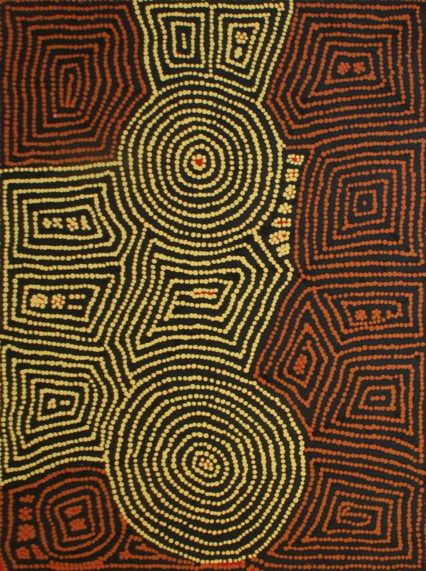 Tingari Cycle (2005) by Barney Campbell Tjakamarra 122x91cm