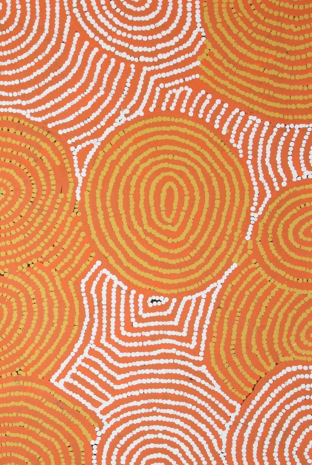 Tingari Cycle (2005) by Barney Campbell Tjakamarra 61x91cm