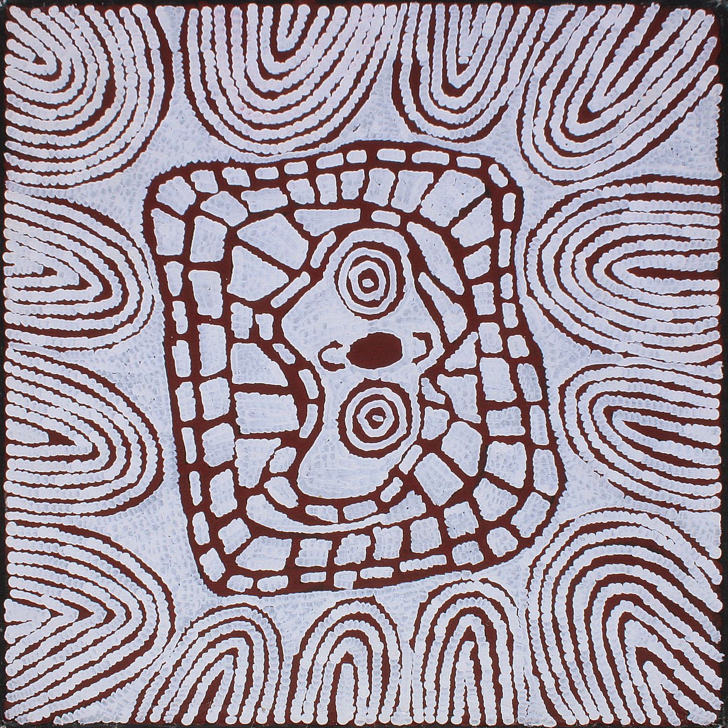 Tali (Sandhill Country), 2000 by Susan Gibson Napaltjarri, 76x76cm