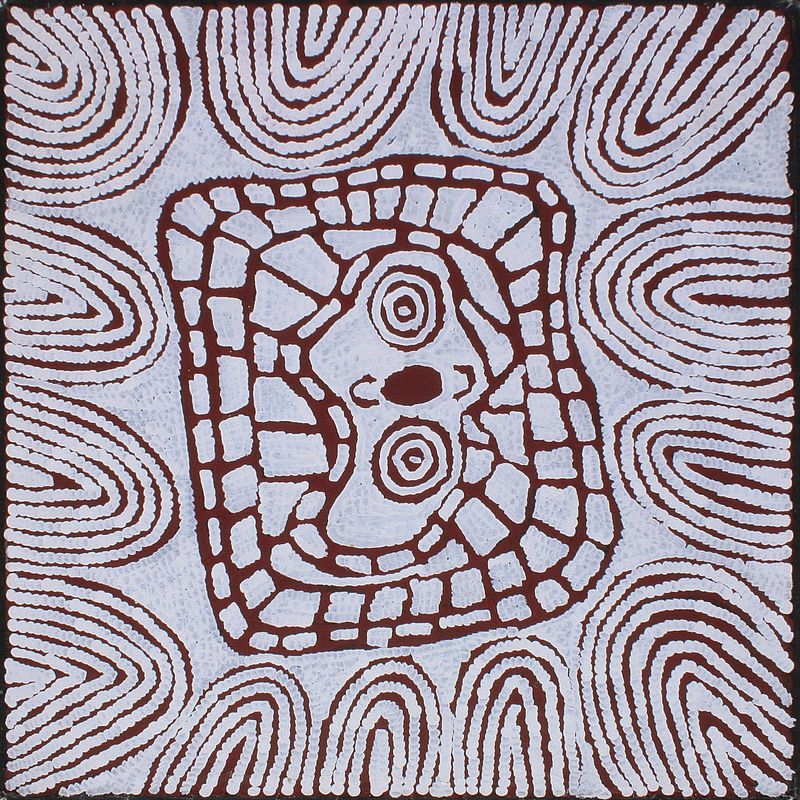 Tali (Sandhill Country), 2000 by Susan Gibson Napaltjarri, 76x76cm