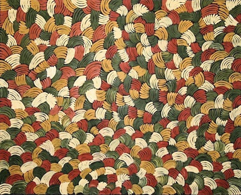 Body Paint designs for Bush Medicine 2008 by Margaret Scobie, 152x122cm