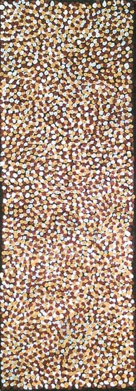 Bush Hen Dreaming 2000 by  Abie Kemarre Loy 91x31cm 5349AL