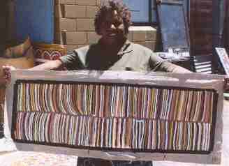 Awelye 2002 by  Abie Kemarre Loy 122x36cm, 7007AL