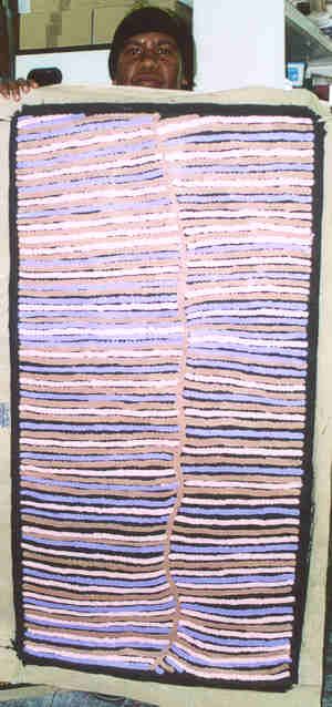 Awelye for Bush Medicine Leaves 2002 by Abie Kemarre Loy 122x61cm 7349AL