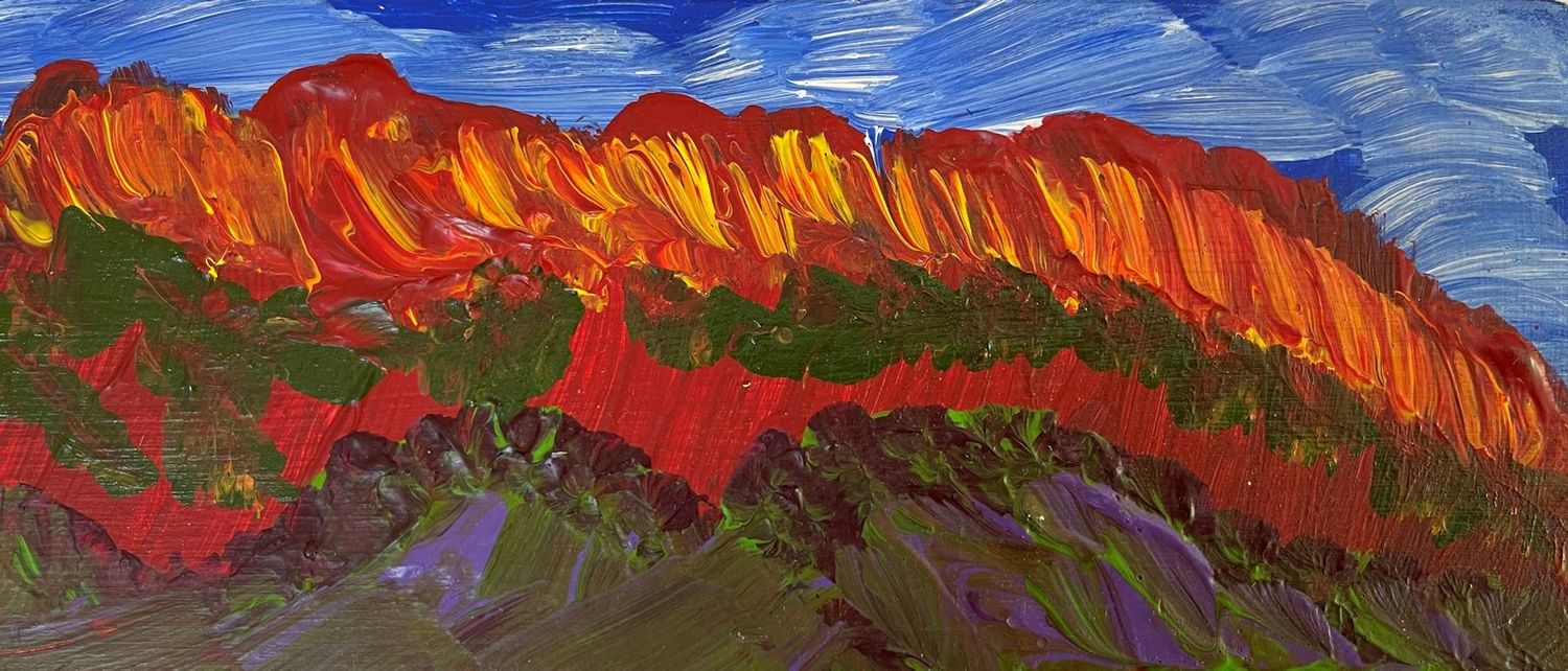 Yalpirakinu by Adrian Robertson Oil on board 10631AR