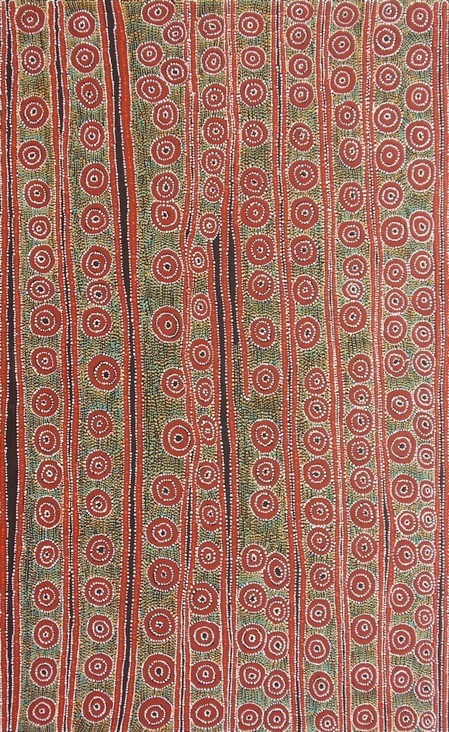 Beyond Mina Mina (Bilby Dreaming) by Dorothy Napangardi, 198x122cm 9749DN