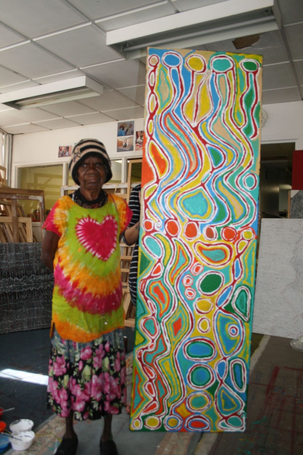 Ngalyipi, 2011 by Judy Watson Napangardi 198x61cm