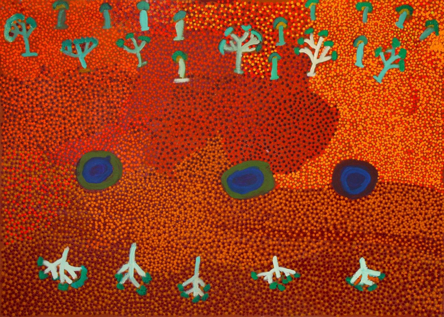 Yartaru, Kurrujunku and Ngapakurla by Rosie Goodgie
