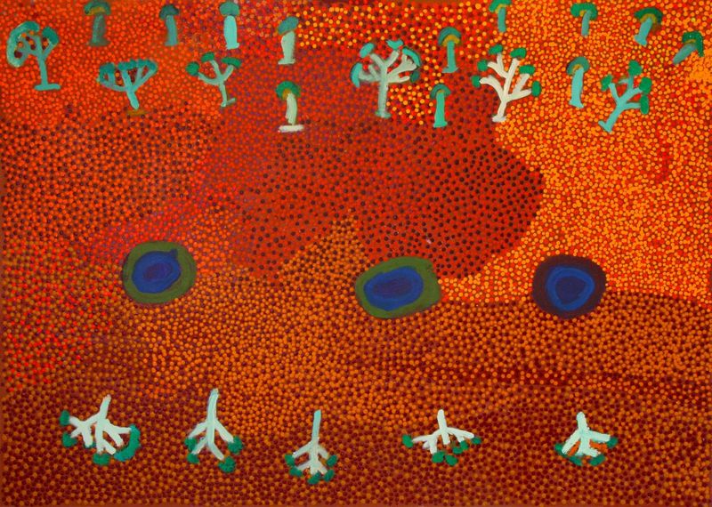 Yartaru, Kurrujunku and Ngapakurla by Rosie Goodgie