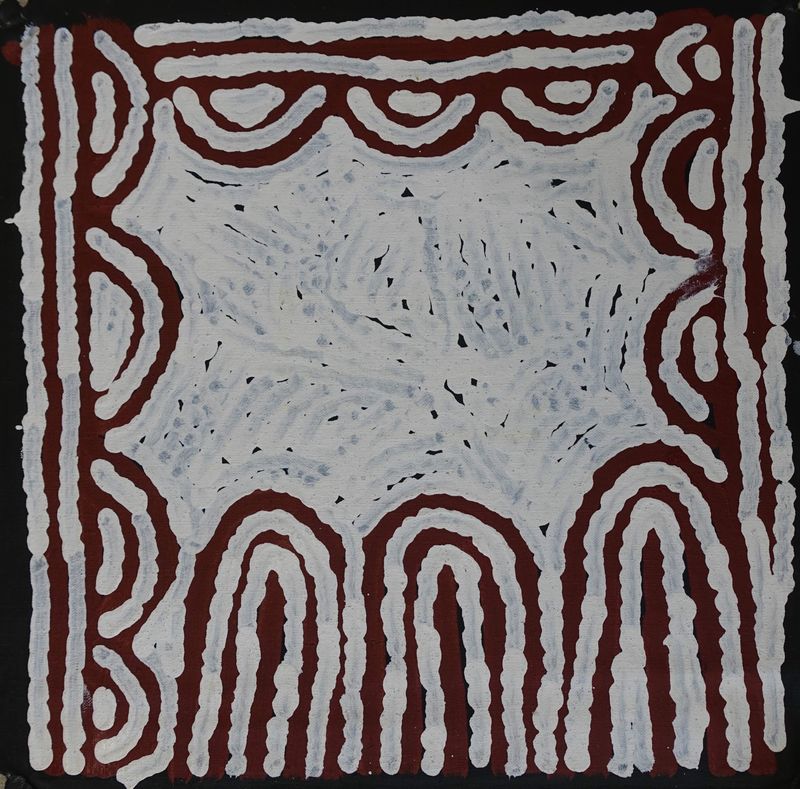 Minyma Tingari 2000 (41x41cm) by Barbara Reid 6861BR