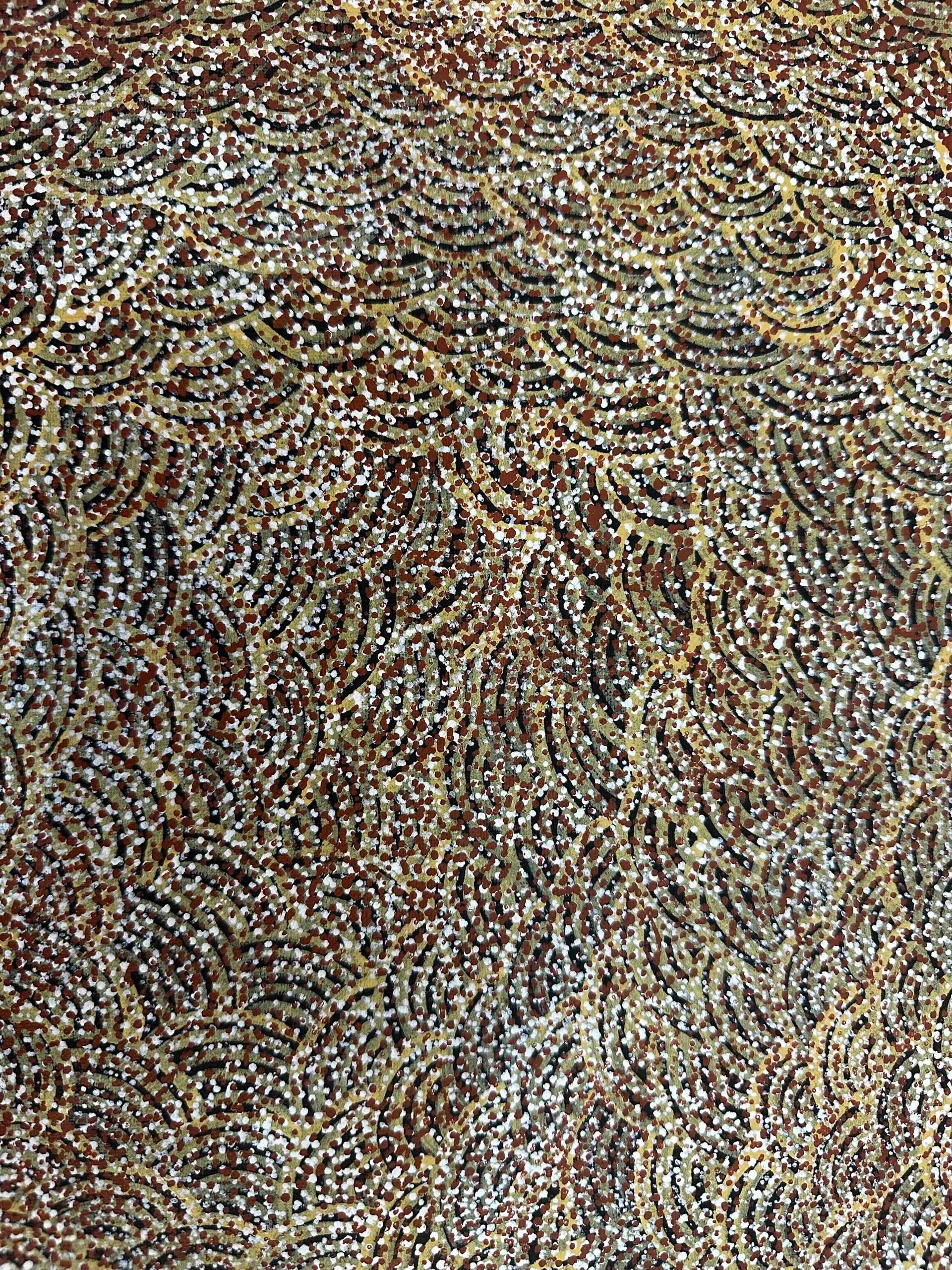 Bush Medicine Leaves by Abie Loy Kemarre, 41x41cm