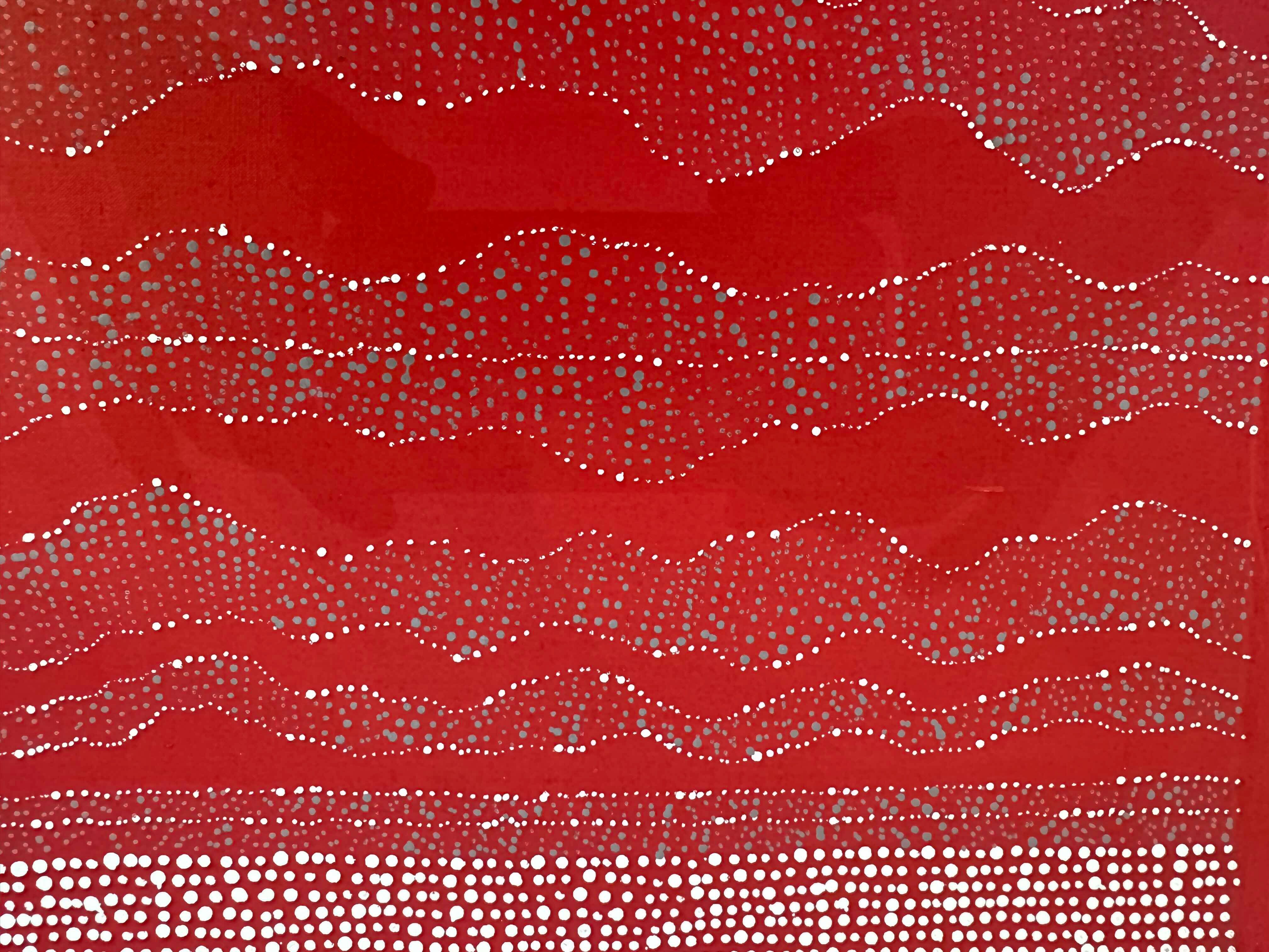 Pirlinyanu 2011 by Julie Nangala Robertson 46x46cm