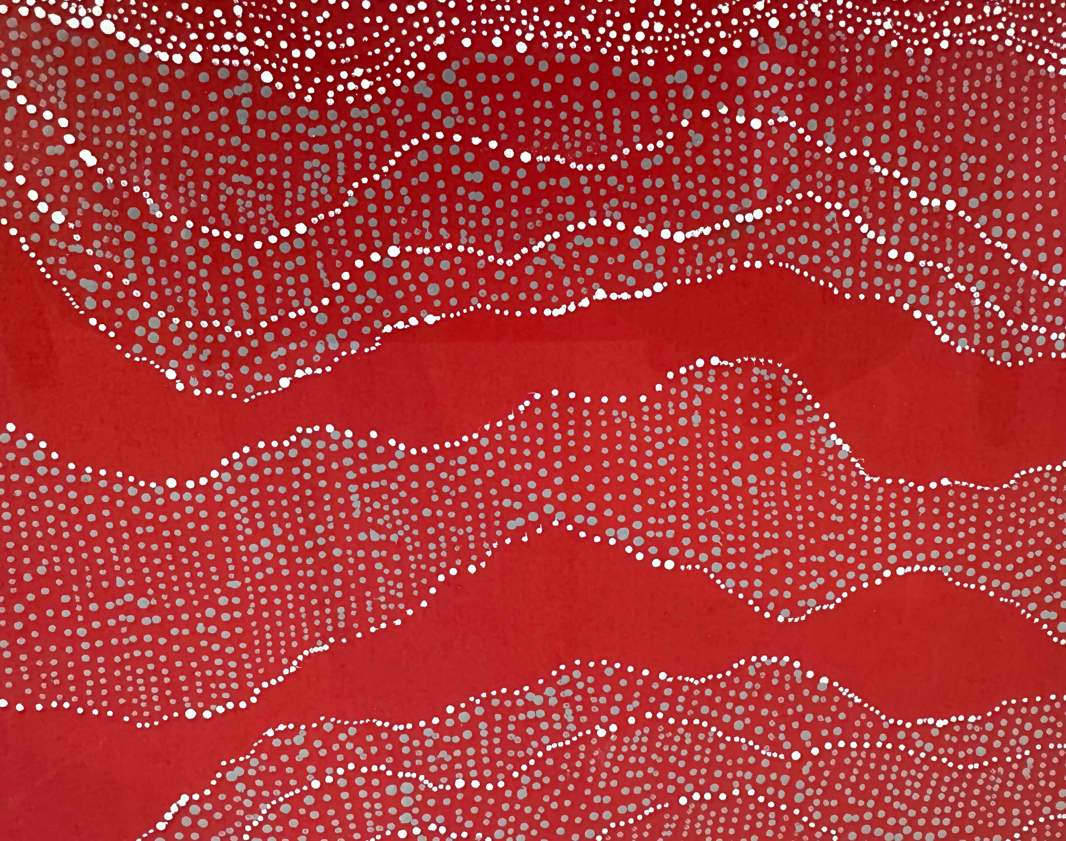 Pirlinyanu, 2011 by Julie Nangala Robertson, 40x40cm