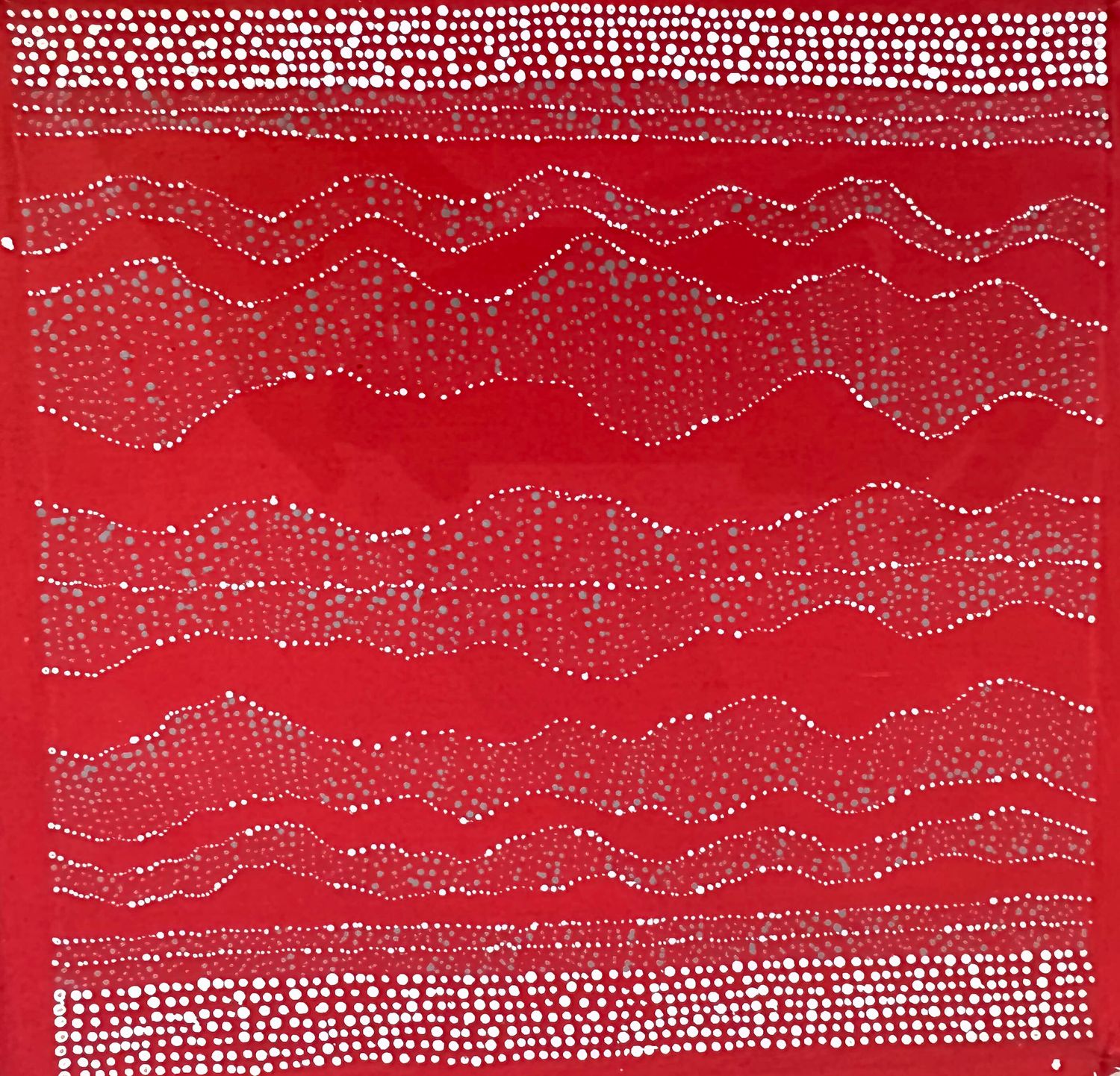 Pirlinyanu 2011 by Julie Nangala Robertson 46x46cm