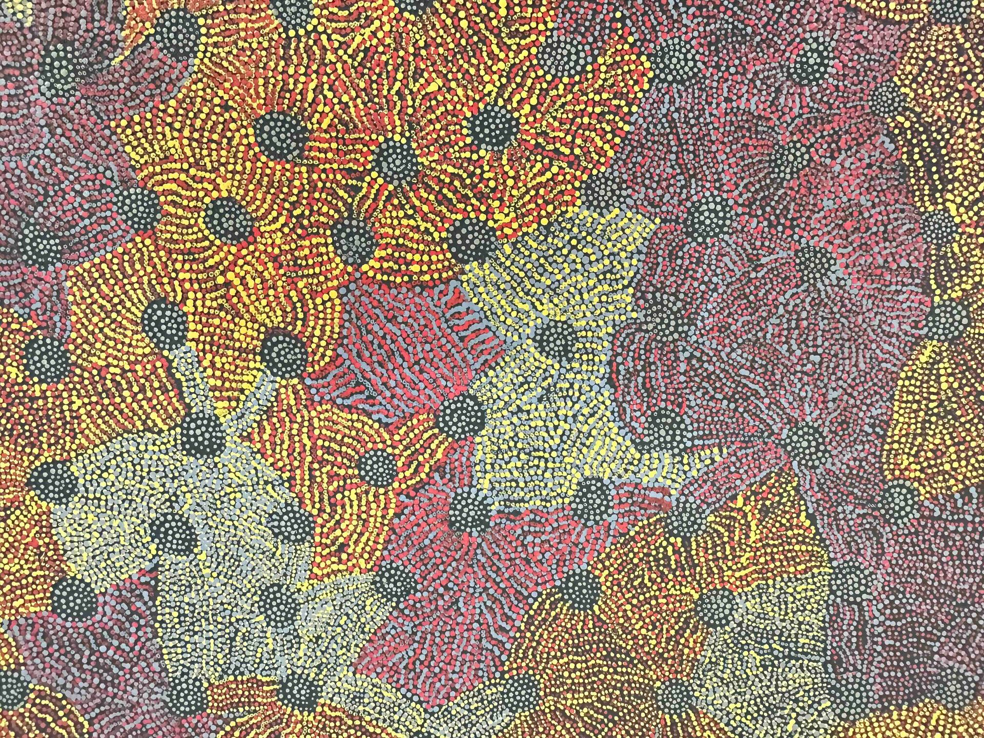 Pirlinyanu Dreaming, 2002 by Julie Nangala Robertson 61x61cm