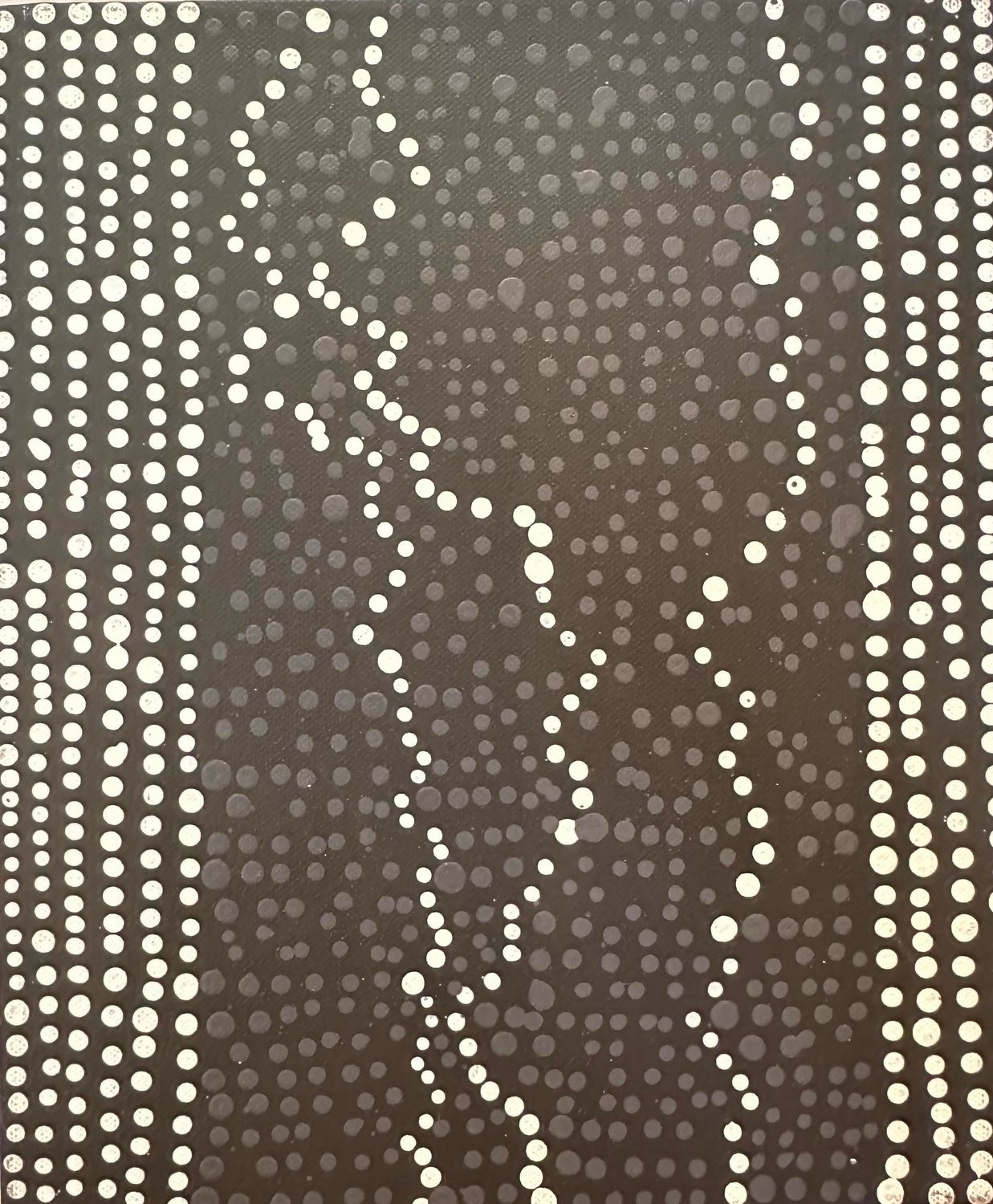 Pirlinyanu Dreaming 2004 by Julie Nangala Robertson, 30x23cm