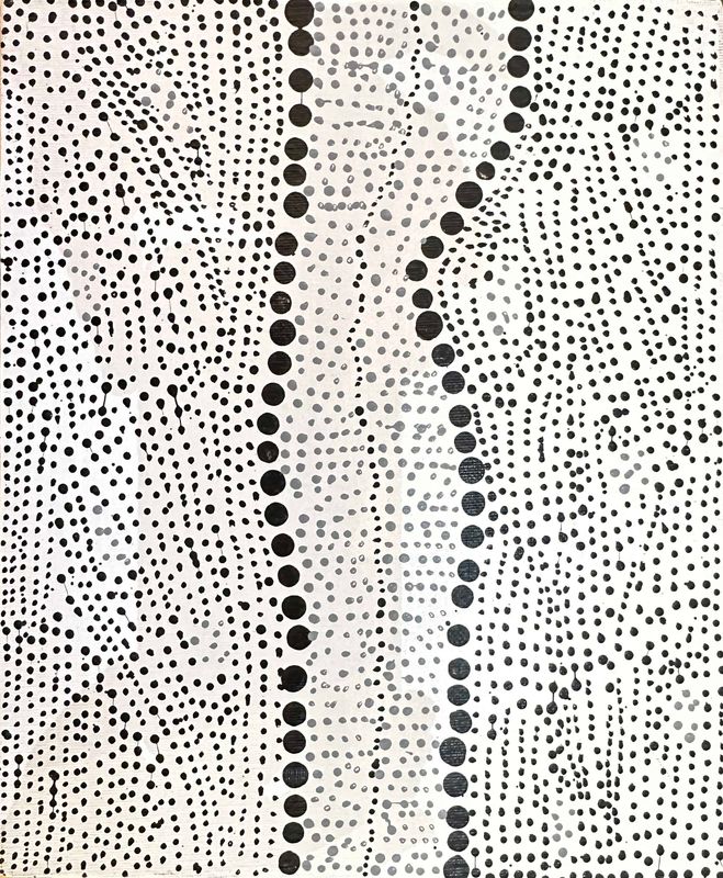 Pirlinyanu by Julie Nangala Robertson, 30x25cm stretched, Cat 11163JR