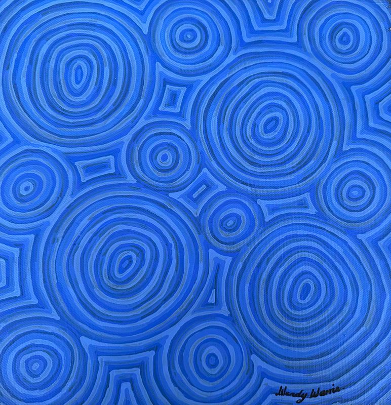 Raindrops by Wendy Warrie 8011-10 30x30cm