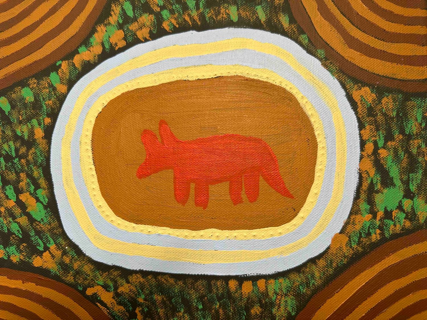 The Old Wanja's by Judith Coppin, 30x30cm