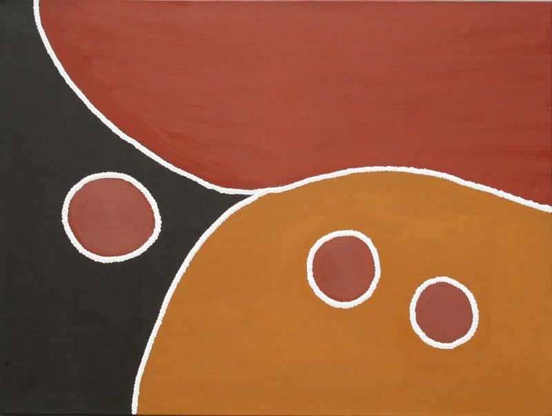 Kings Canyon, Lilla Site (2008) by Vincent Forrester, 91x122cm
