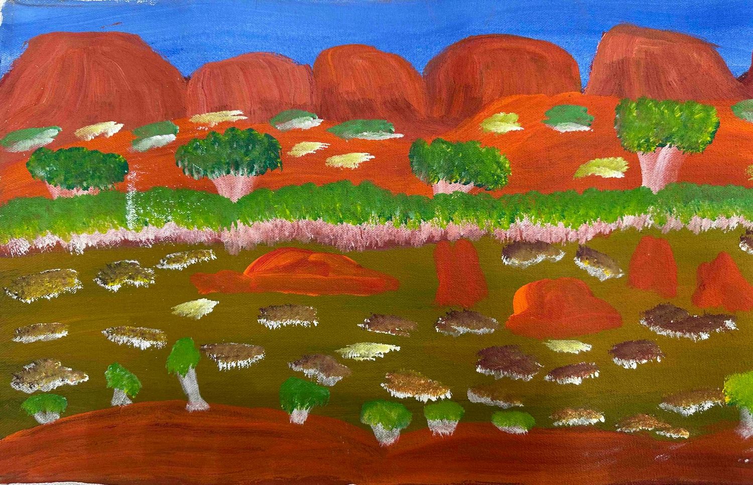 My Country by Daisy Andrews, 98x30cm