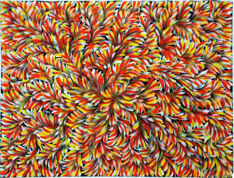 Jacinda Hayes: Capturing Bush Medicine Leaves in Art 87x66cm