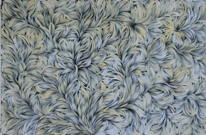 Bush Leaf MedIcine by Margaret Scobie, 113x72cm