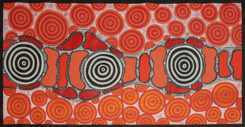 Grandmothers Journey 2011 by Marie Napurulla, 94x47cm, 14226MR