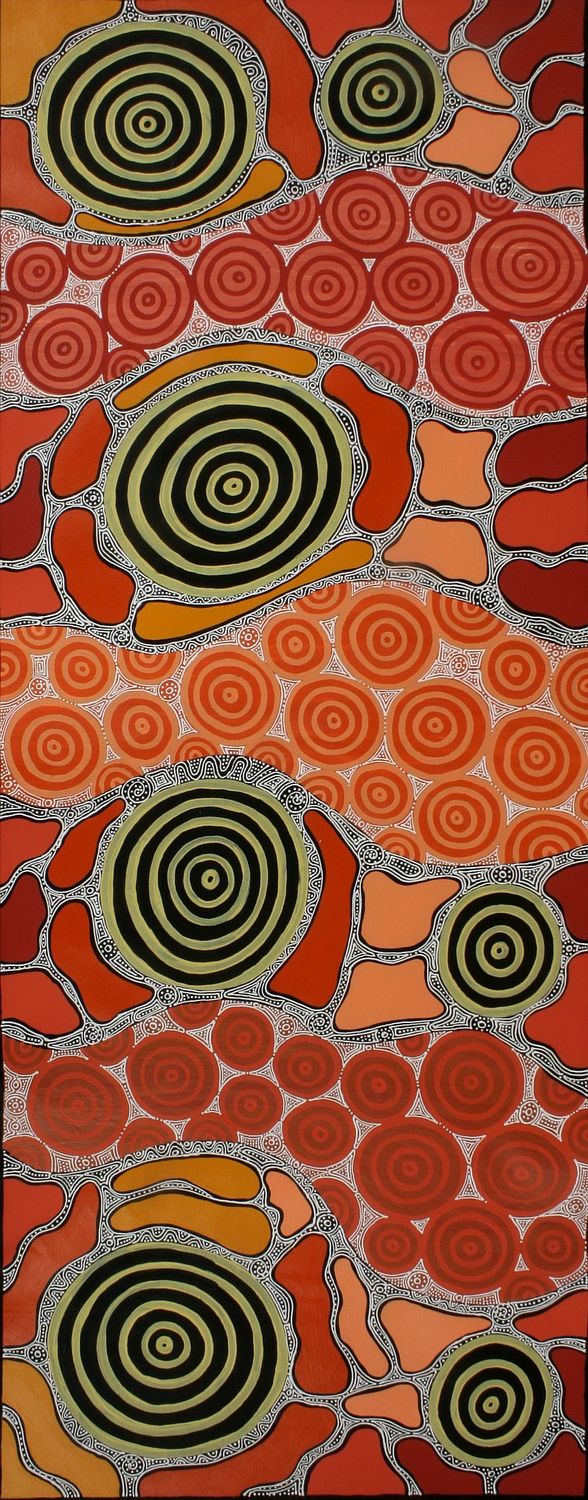 Grandmother's country by Marie Napurulla, 57x143cm 14235MR