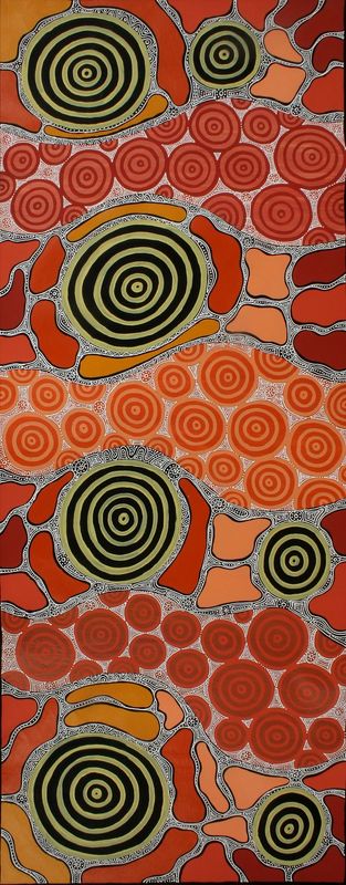 Grandmother's country by Marie Napurulla, 57x143cm 14235MR