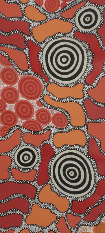 Grandmother's country by Marie Napurrula 40x136cm, 14227MR