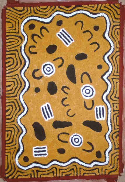 Kalipinya, 2000 by Elizabeth Marks Nakamarra, 91x61cm