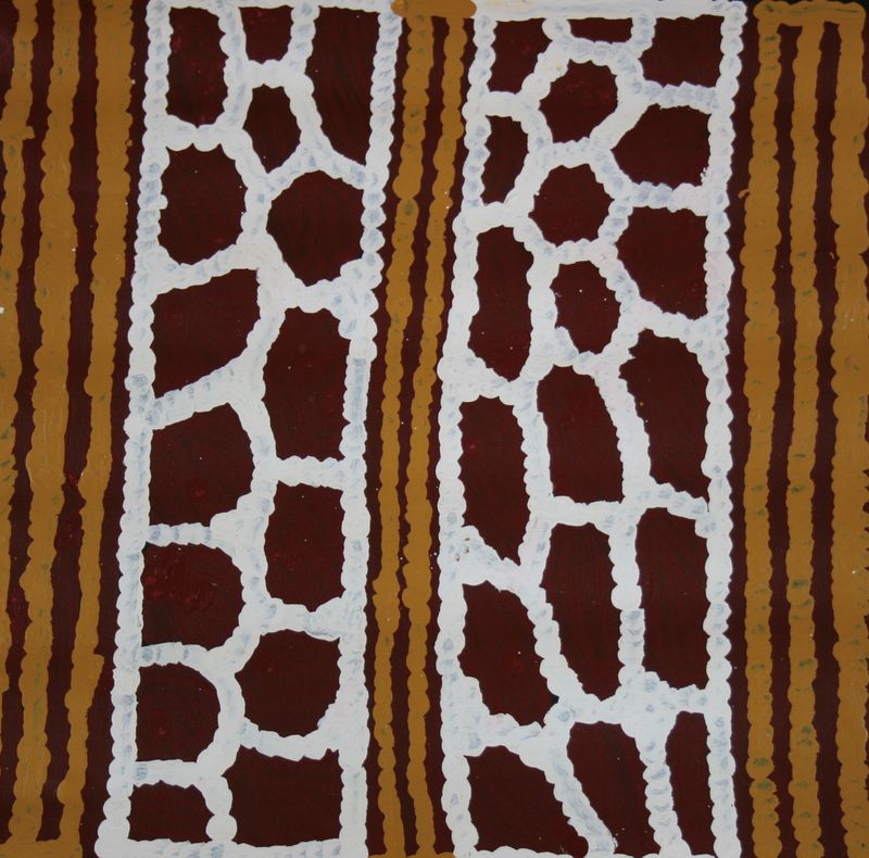 Kalipinya, 2001 by Elizabeth Marks Nakamarra, 45x45cm 11101EM