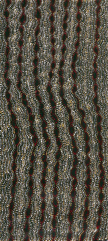 Ngapa Jukurrpa by Sabrina Nangala Robertson, 91x41cm 9461SR