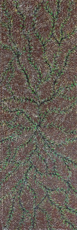 Bush Plum Dreaming by Mary Jones Ngale, 153x51cm 5129MJ