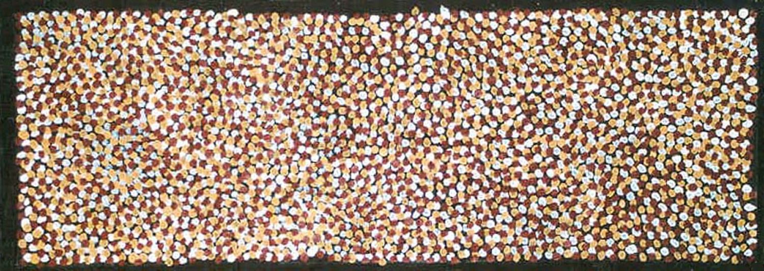 Bush Hen Dreaming 2000 by  Abie Kemarre Loy 91x31cm 5349AL