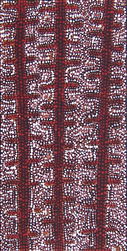 Ngapa Jukurrpa  by Sabrina Robertson 31x61cm 9835SR