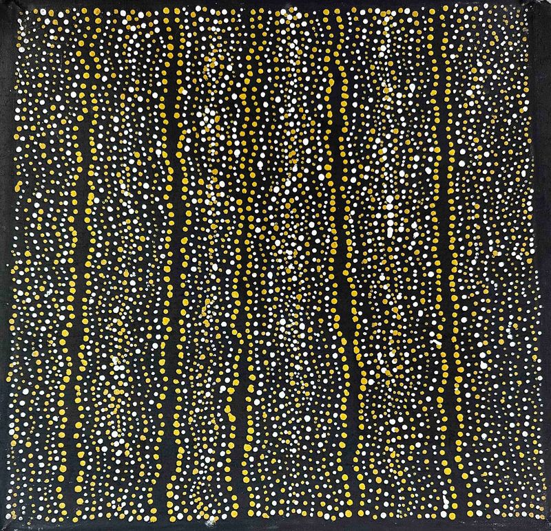 Ngapa Jukurrpa  by Sabrina Nangala Robertson 41x41CM 8896SR
