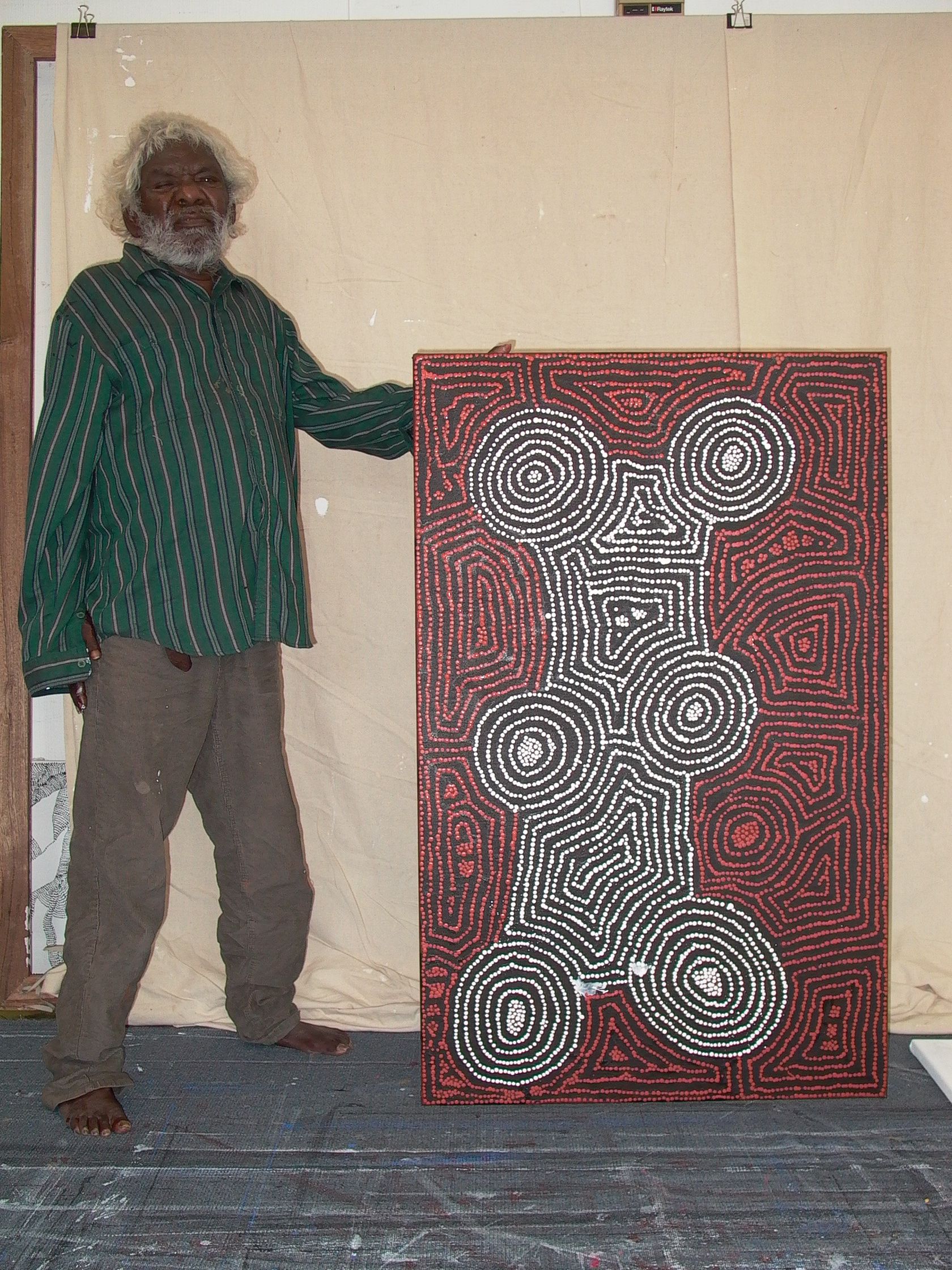 Malliera Ceremonies (2006) by Barney Campbell Tjakamarra 122x76cm 9533BC