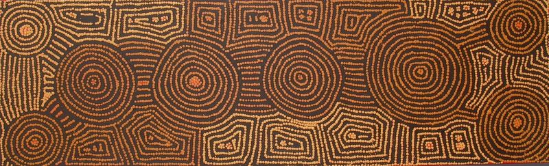 Tingari Cycle by Barney Campbell Tjakamarra 198x61cm 9340BC