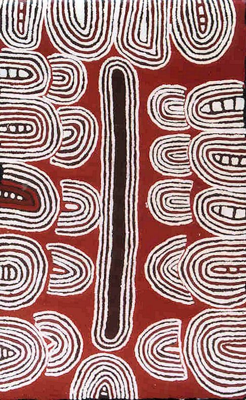 Women's Ceremony by Kai Kai Nampitjinpa, 198x122cm Cat 5620KK