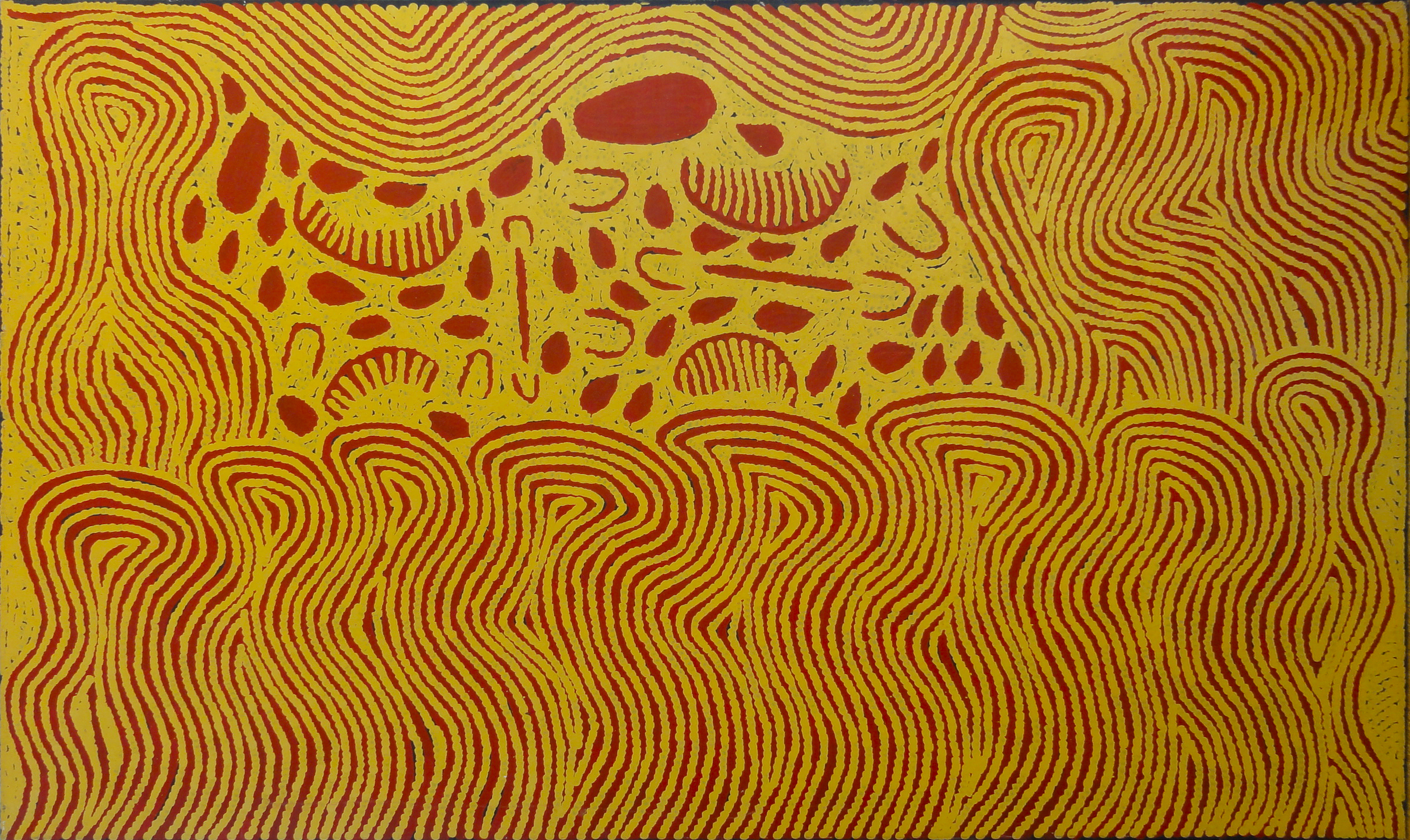 Women's Dreaming 2000, 122x198cm by Barbara Reid