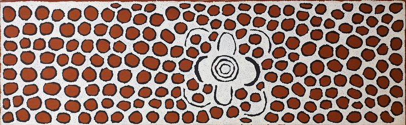 Women's Ceremony for Bush Apple, 2001 (198x61cm) by  Barbara Reid