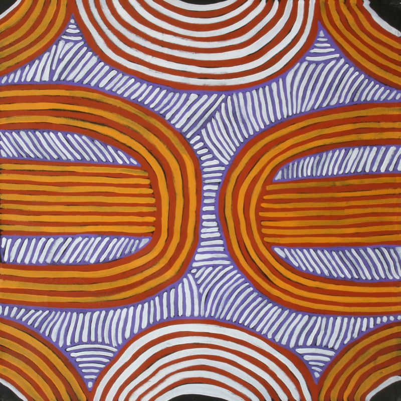 Ada Bird Petyarre Body Paint for Women's Ceremony 2000 91x91cm